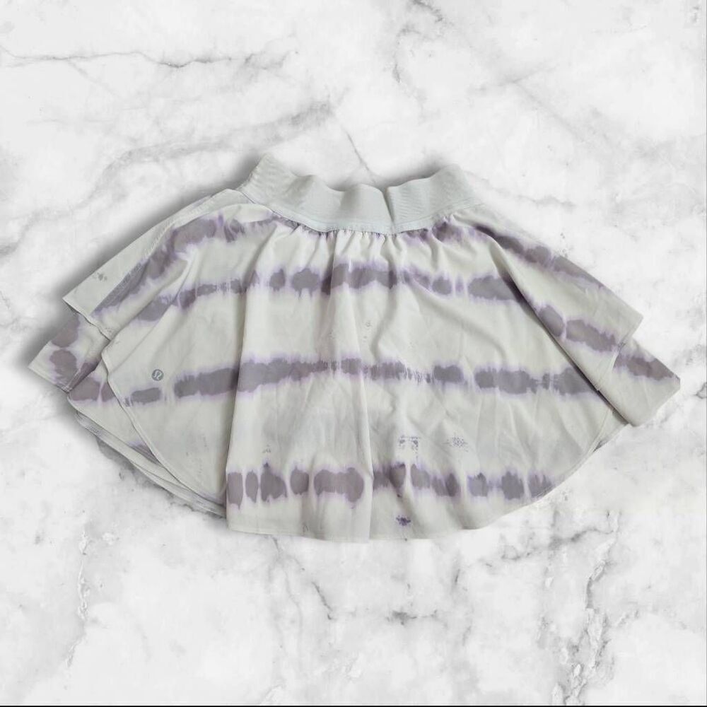 Lululemon Court Rival High Rise Skirt Traverse Lilac Size 4 - Picture 2 of 4